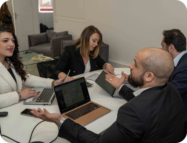 Photo de l'équipe Watts Up au bureau